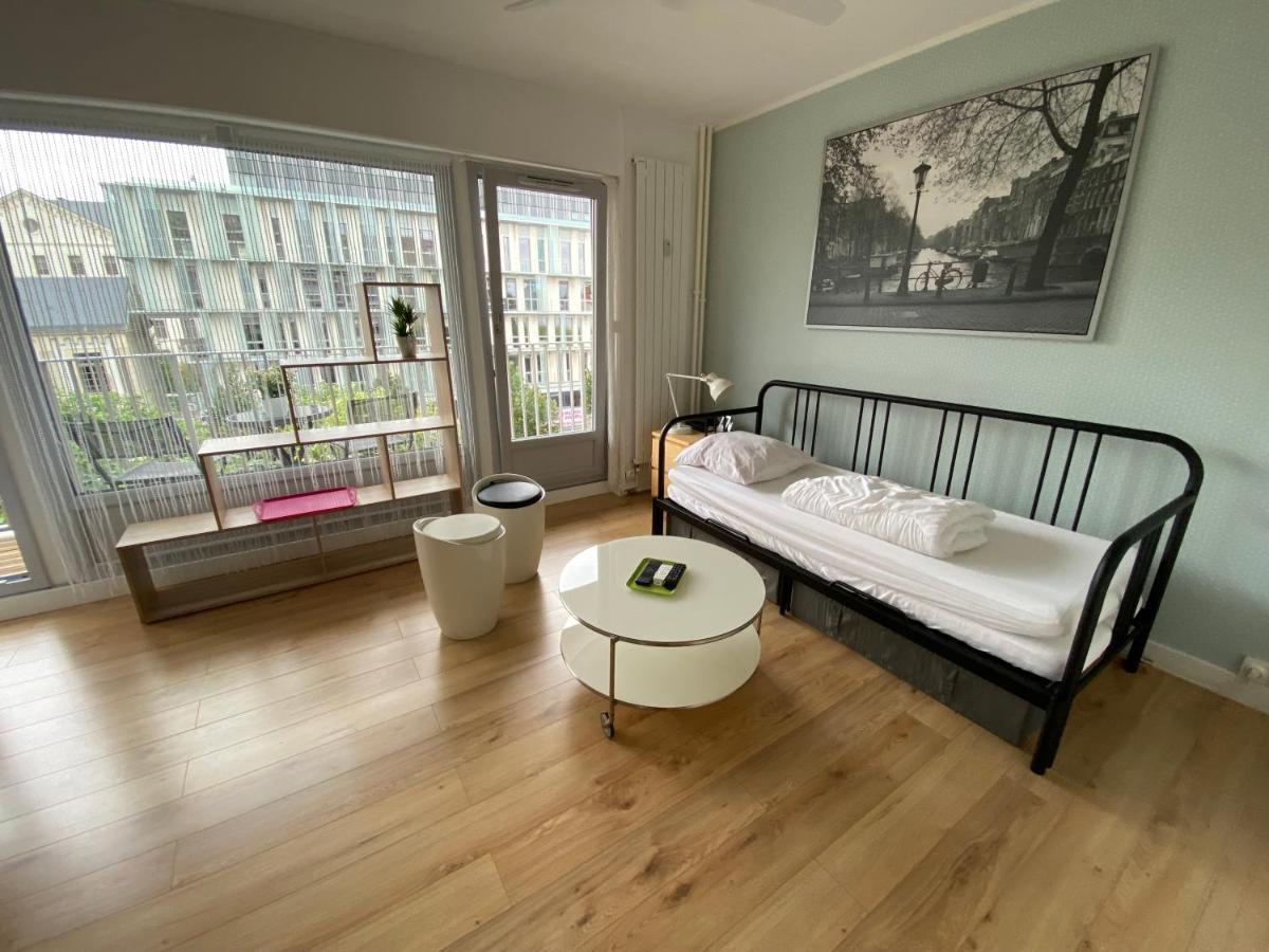 Studio Morgane-Balcon Couvert-Wifi-Pres Centre-Linge Et Menage رانس المظهر الخارجي الصورة